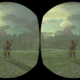 All images in this post are captured from games running in VR mode. That requires the hardware to render two images, one for each eye, hence the split view.